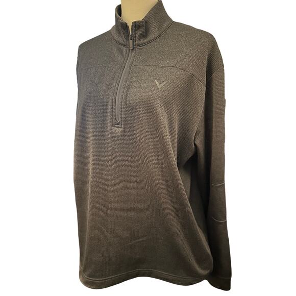 Callaway Golf Weather Series Performance Pullover, Gray, Quarter Zip, Size Large - Picture 1 of 8